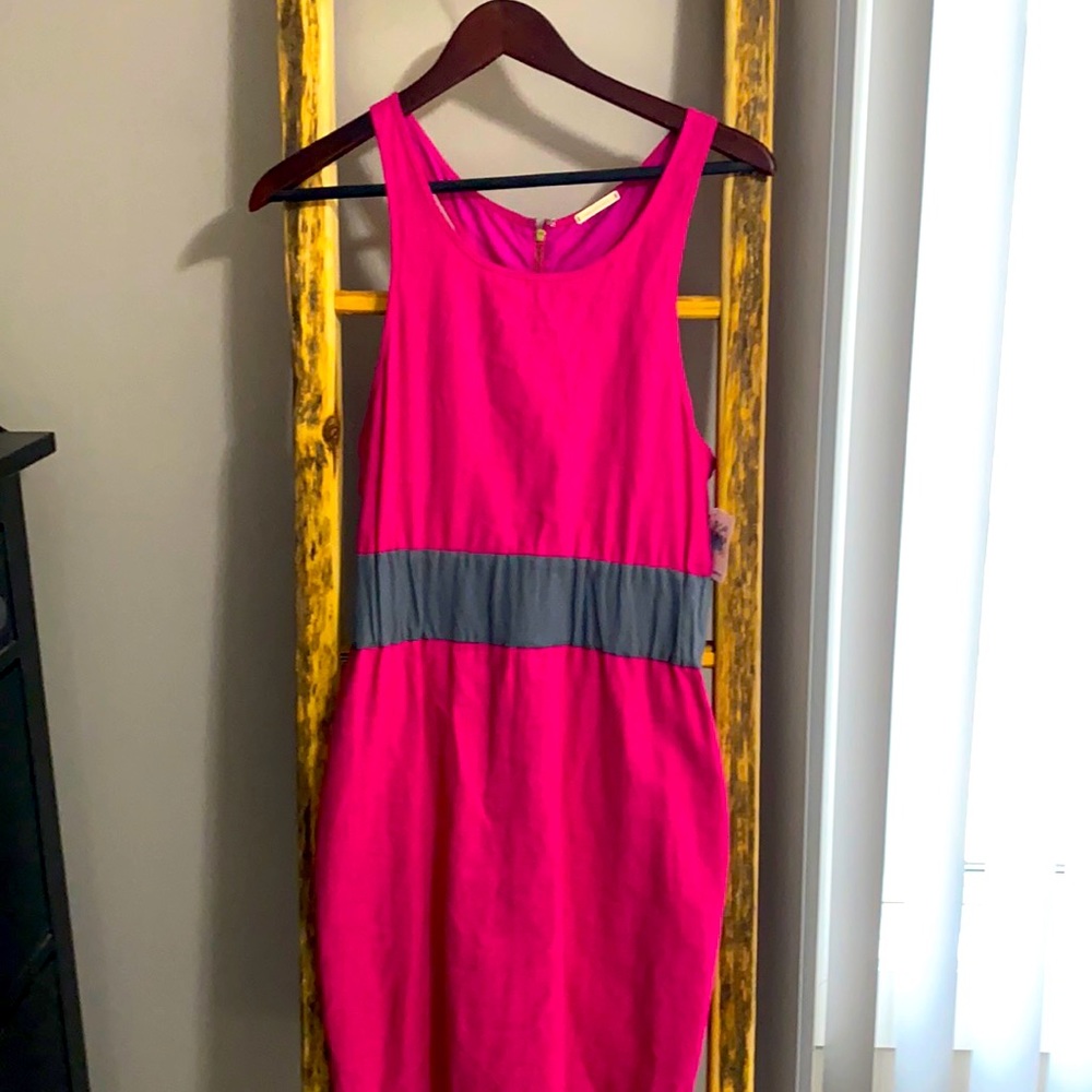 Brand new with tags linen dress with empire waste